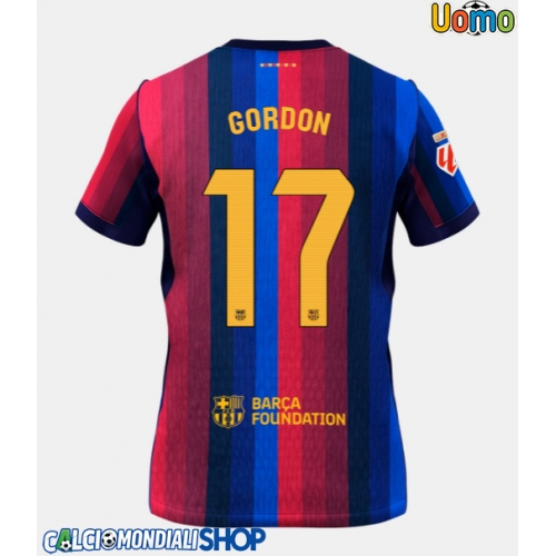 Maglie da calcio Barcelona Anthony Gordon #17 Prima Maglia 2026-27 Manica Corta
